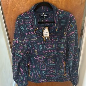 Chubbies The Chilly Vibe 1/4 Zip Fleece Pullover Sweatshirt Jacket Mens Size L